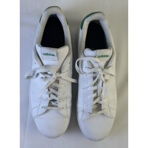 Adidas Advantage Size 14 GZ5300 Men's‎ White & Green Shoes Sneakers